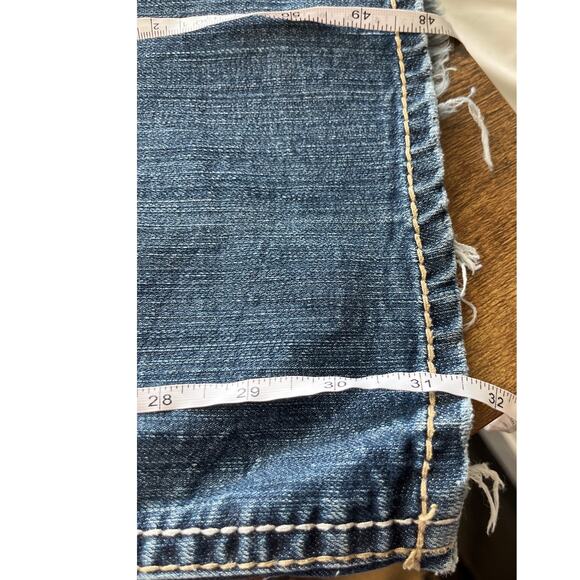 Hydraulic Womens 15/16 Bailey Slim Boot Distressed Blue Jeans Rodeo - Picture 7 of 10